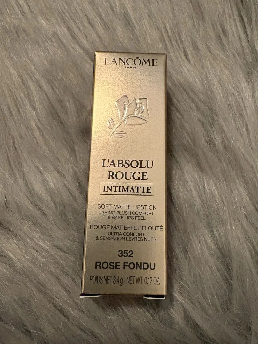 Lancôme L'Absolu Rouge Intimatte Lipstick – Shade 352 Rose Fondu